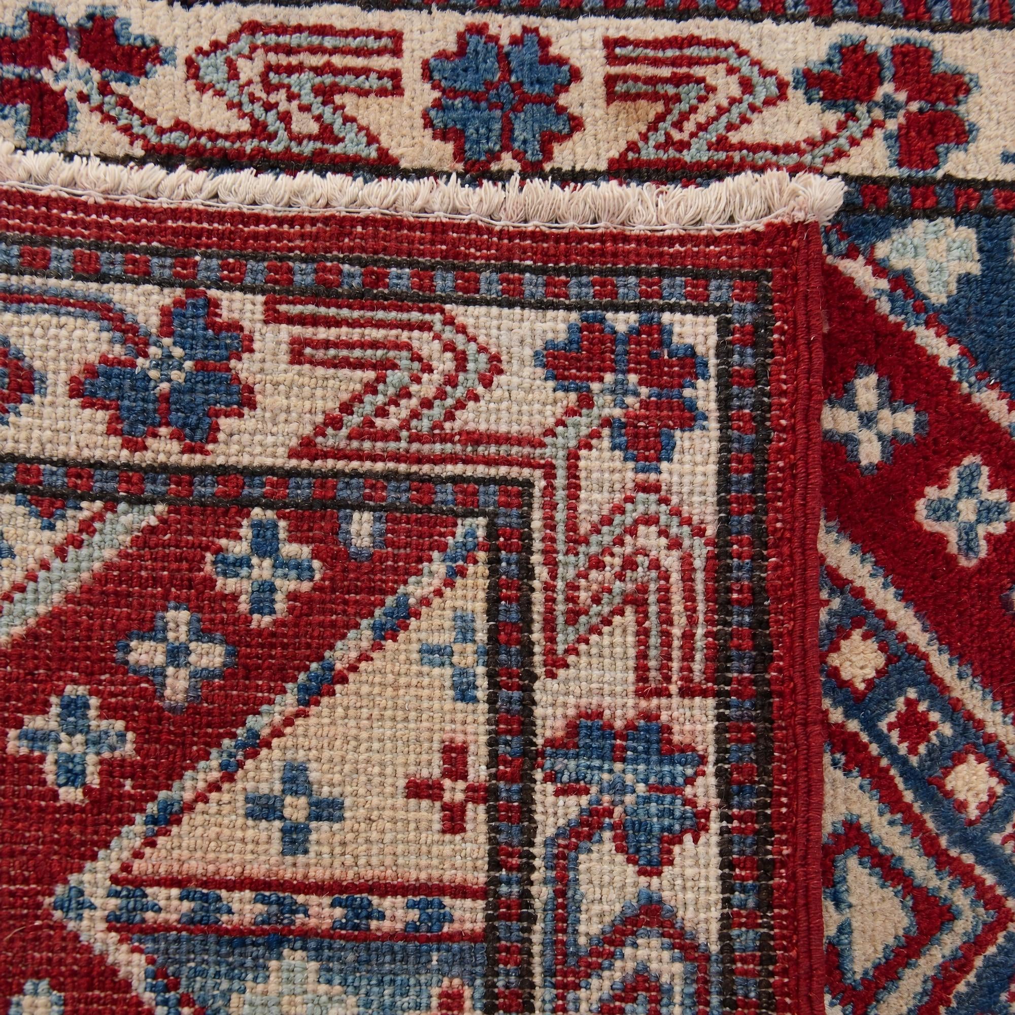 65cm x 85cm Hand Knotted Kazak Rug