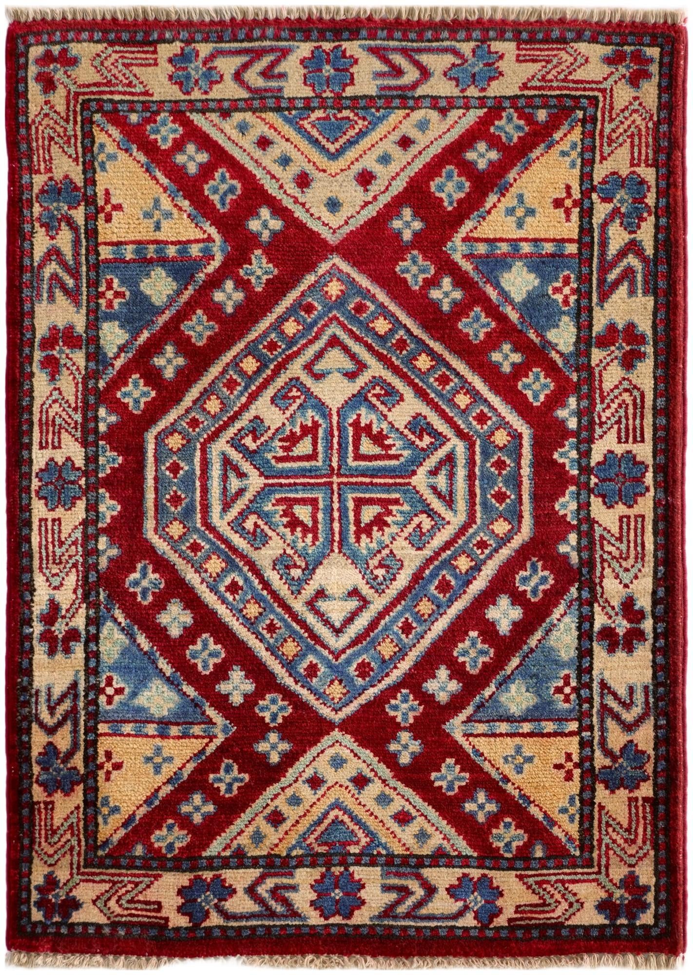 2' 1 x 2' 10 Hand Knotted Kazak Rug