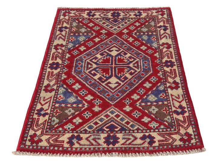 1' 10 x 2' 11 Hand Knotted Kazak Rug