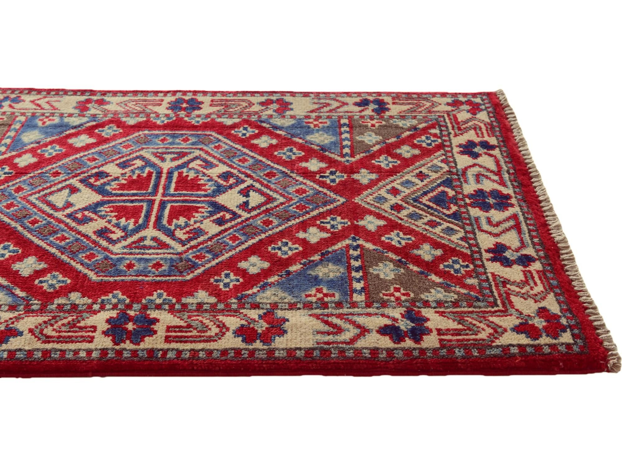 1' 10 x 2' 11 Hand Knotted Kazak Rug