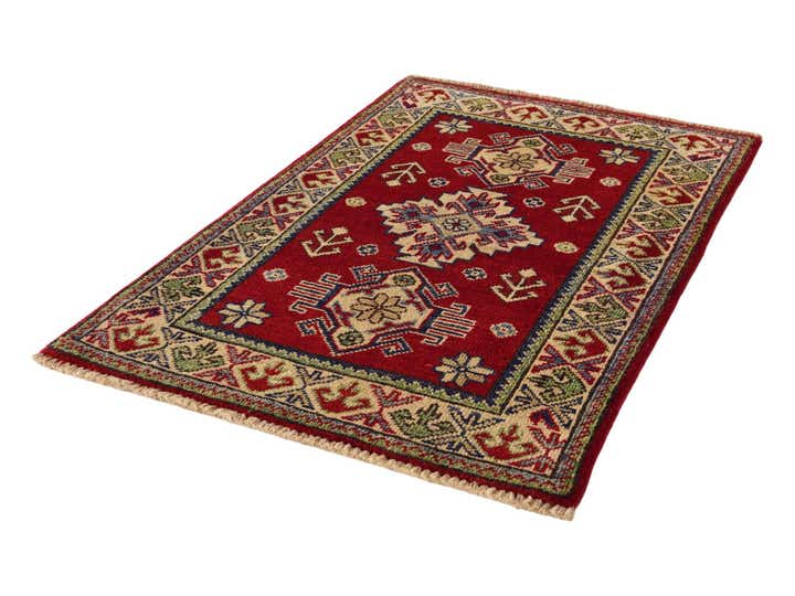 2' x 3' 1 Hand Knotted Kazak Rug