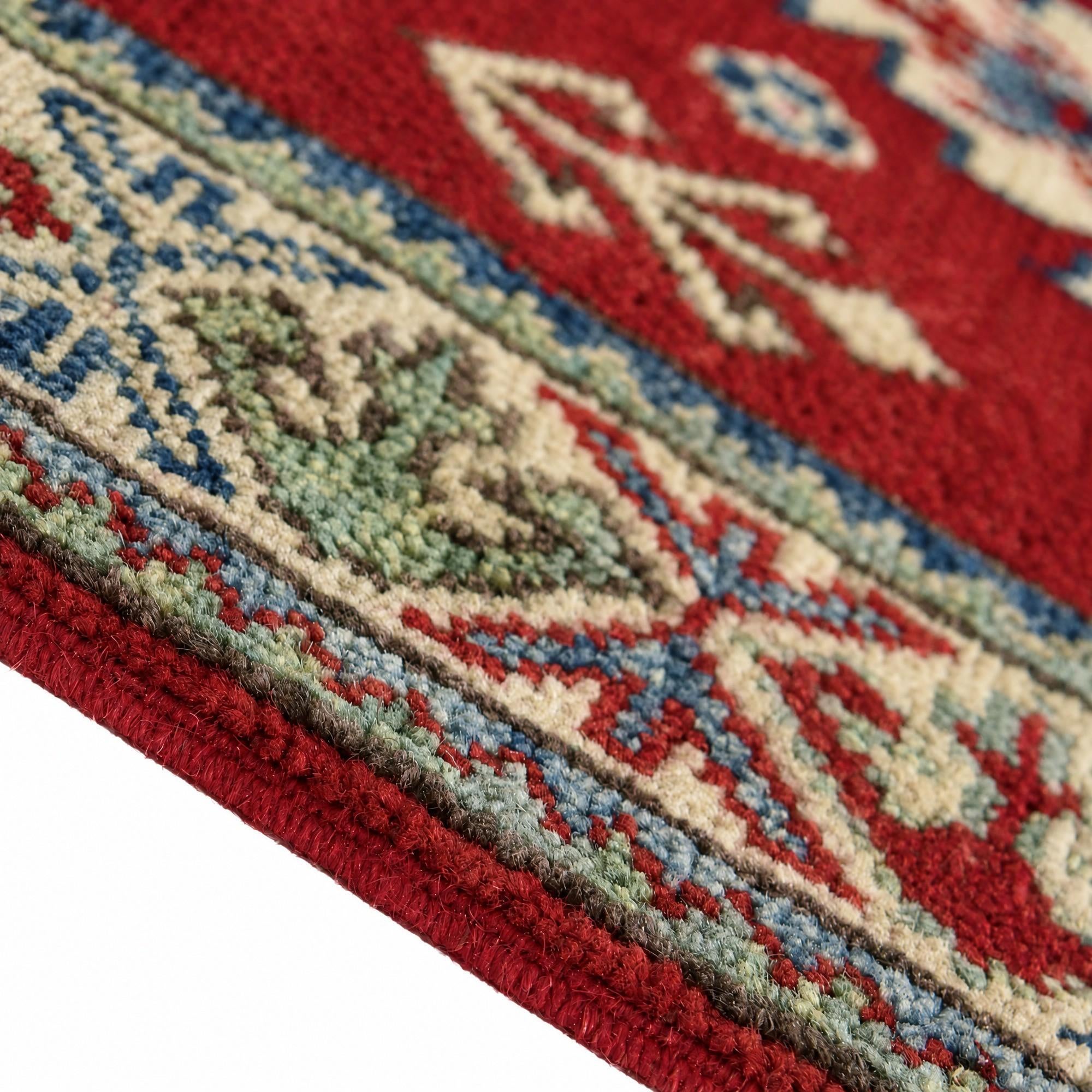 60cm x 95cm Hand Knotted Kazak Rug