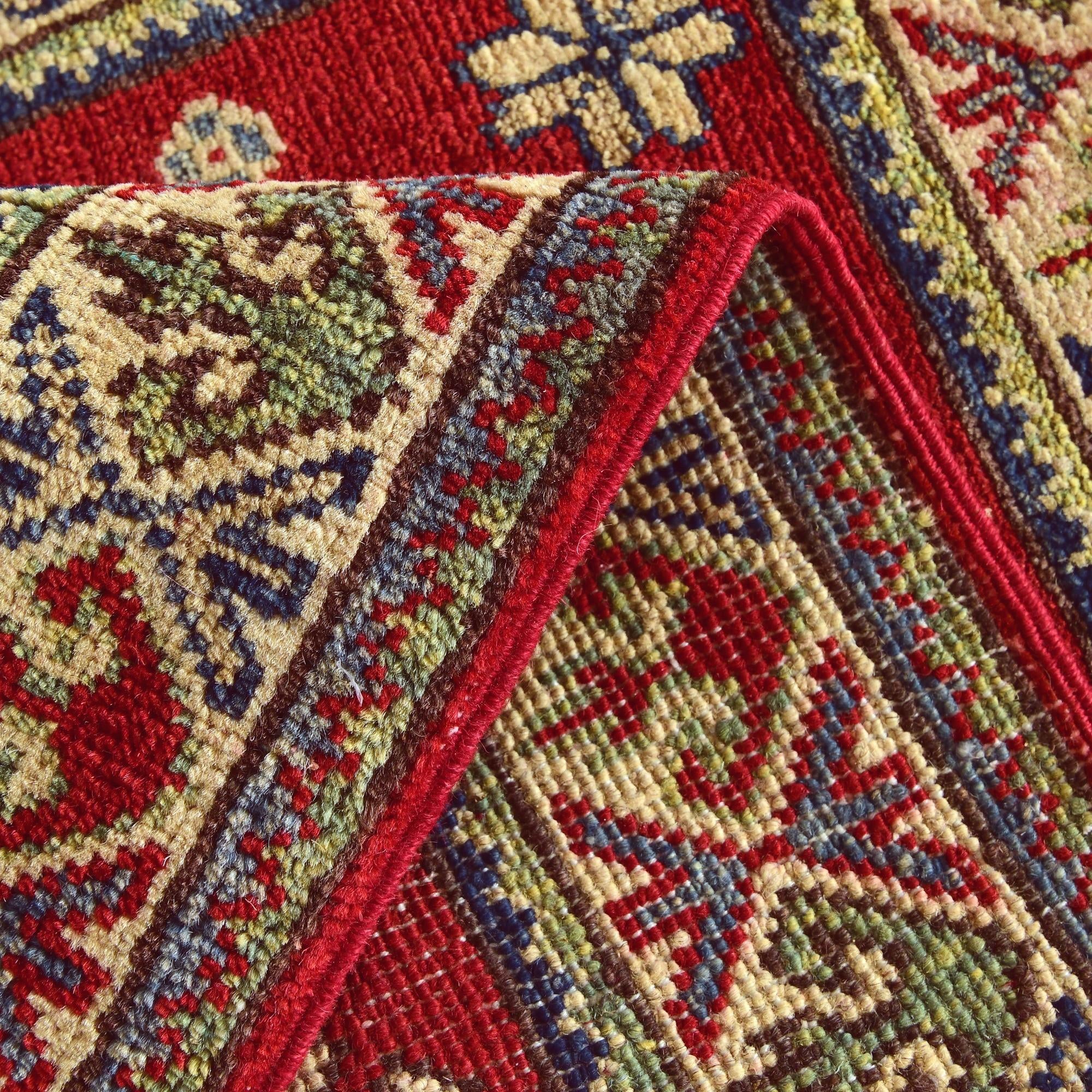 2' x 3' 1 Hand Knotted Kazak Rug