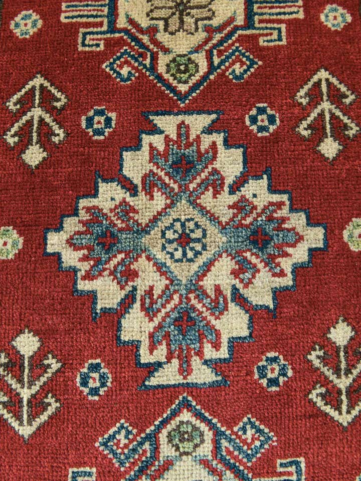 2' x 3' 1 Hand Knotted Kazak Rug