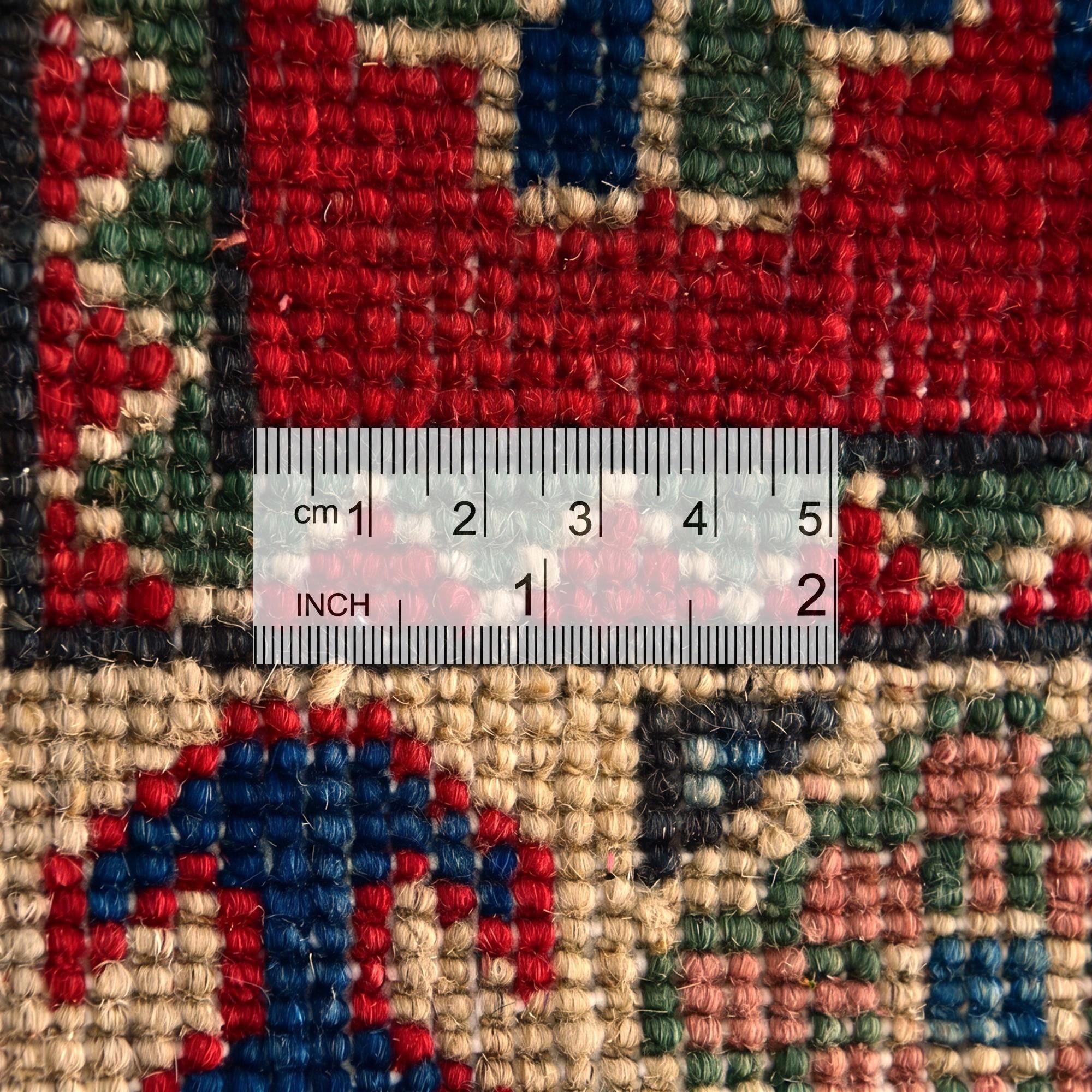 2' x 3' 3 Hand Knotted Kazak Rug