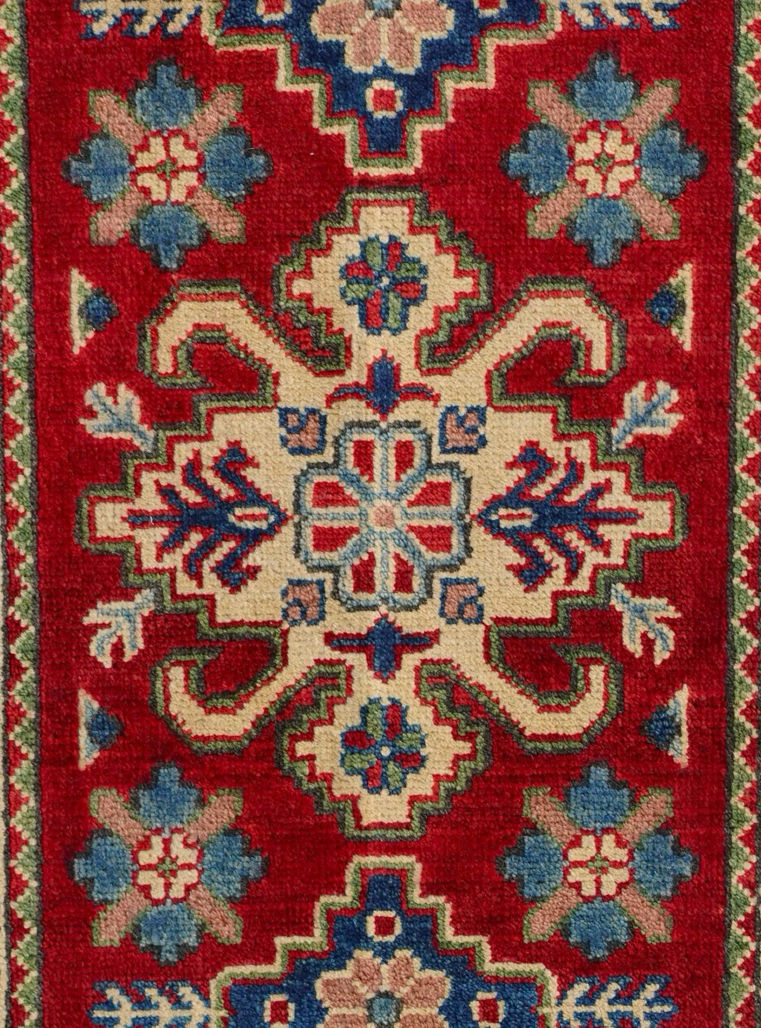 2' x 3' 3 Hand Knotted Kazak Rug