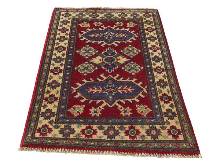 1' 10 x 3' 1 Hand Knotted Kazak Rug