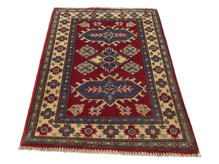 Detail image of 1' 10 x 3' 1 Hand Knotted Kazak Rug