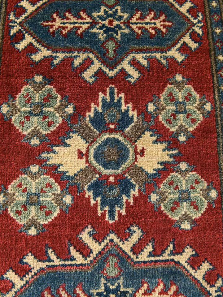 1' 10 x 3' 1 Hand Knotted Kazak Rug