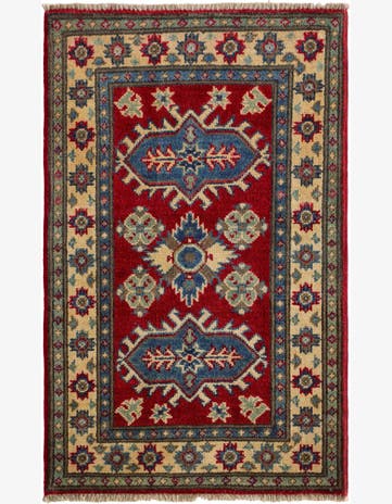1' 10 x 3' 1 Hand Knotted Kazak Rug