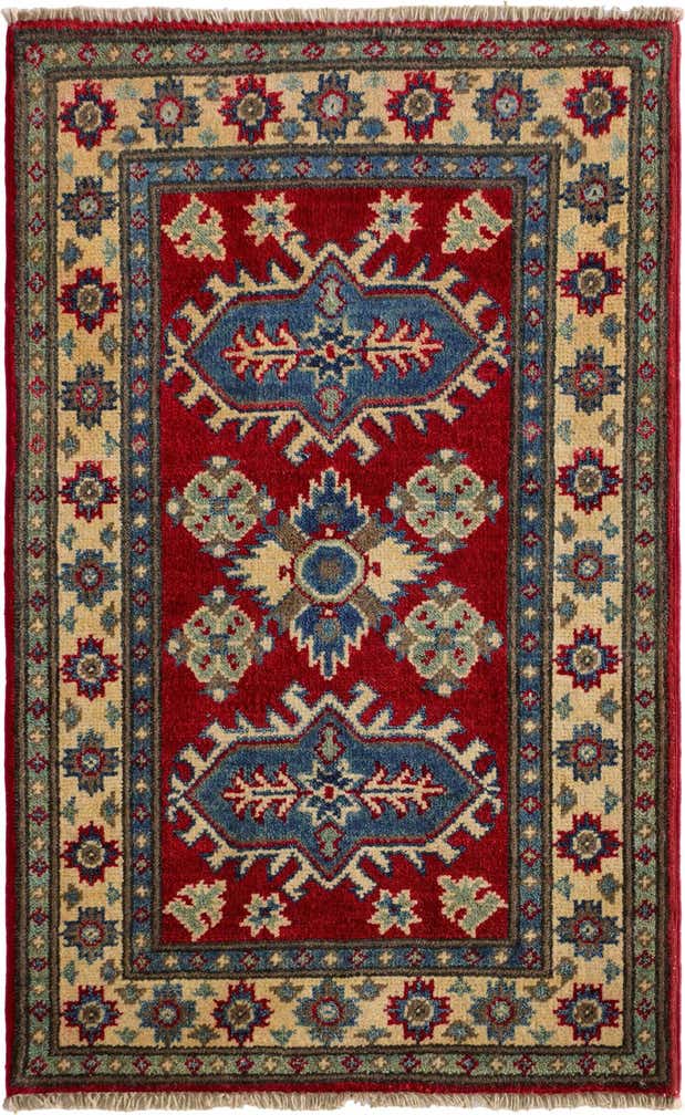 1' 10 x 3' 1 Hand Knotted Kazak Rug