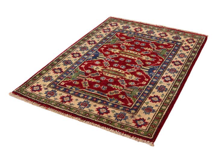 2' x 3' Hand Knotted Kazak Rug