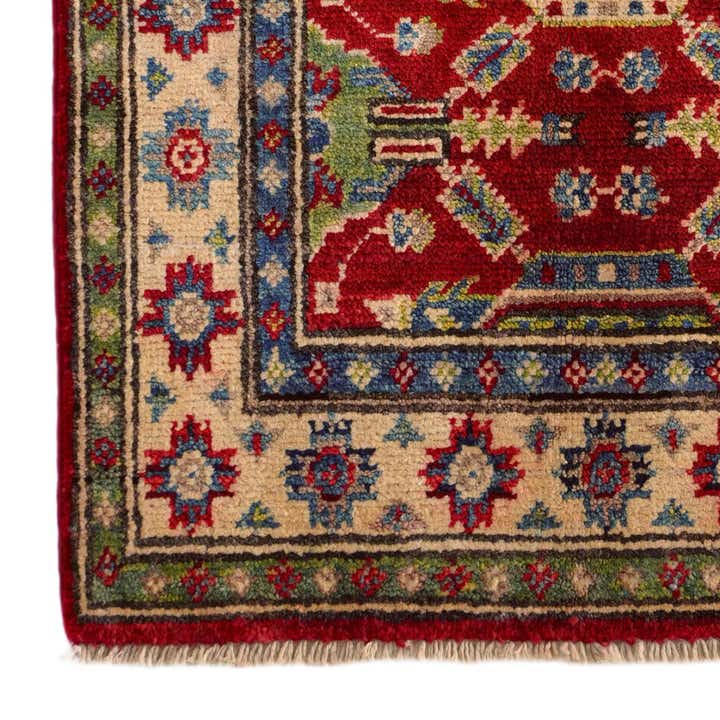 2' x 3' Hand Knotted Kazak Rug