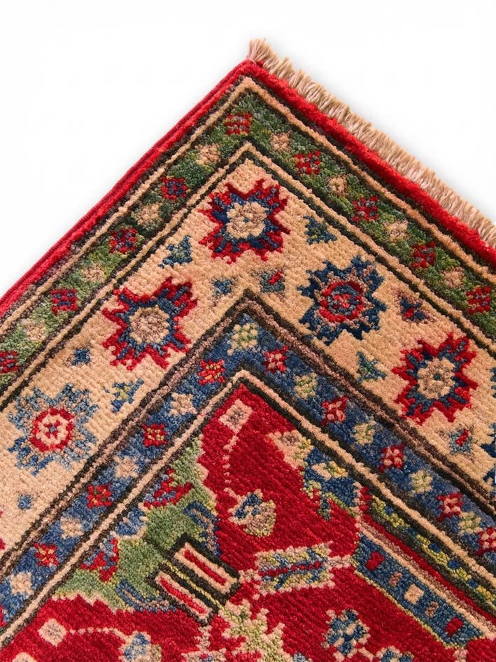 Detail image of 2' x 3' Hand Knotted Kazak Rug