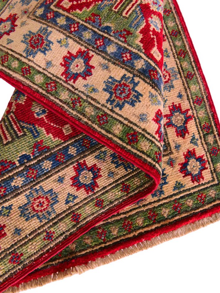 Detail image of 2' x 3' Hand Knotted Kazak Rug