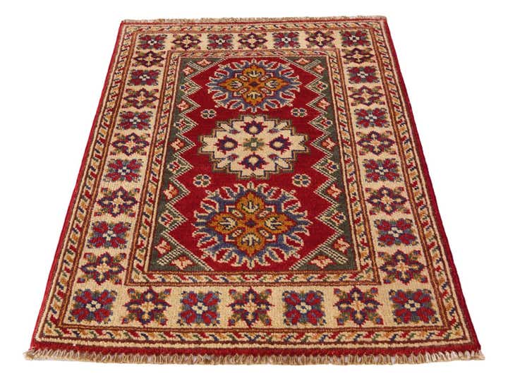 2' x 2' 11 Hand Knotted Kazak Rug