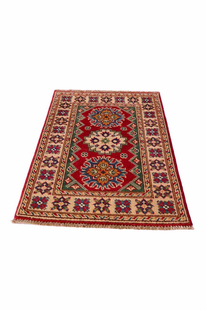 2' x 2' 11 Hand Knotted Kazak Rug