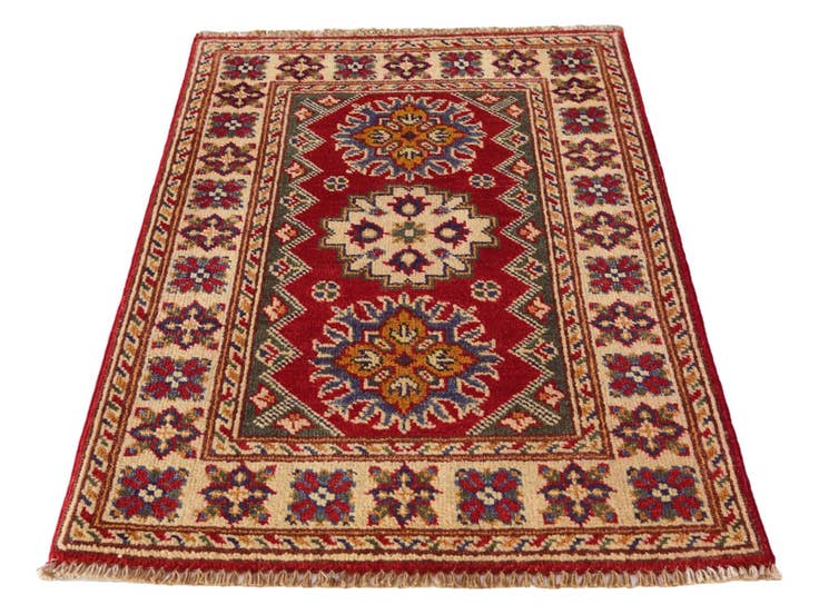 Detail image of 2' x 2' 11 Hand Knotted Kazak Rug