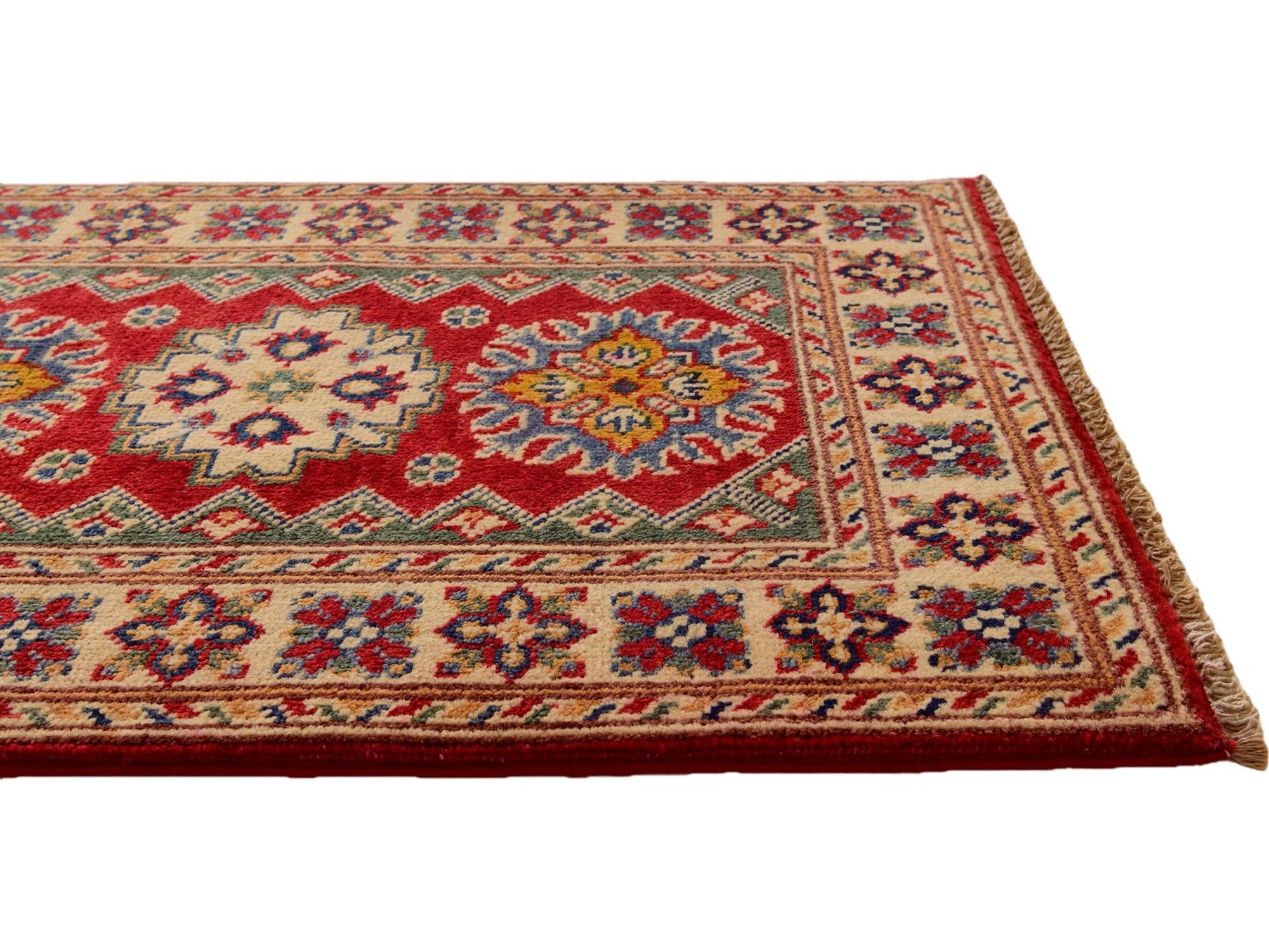 2' x 2' 11 Hand Knotted Kazak Rug