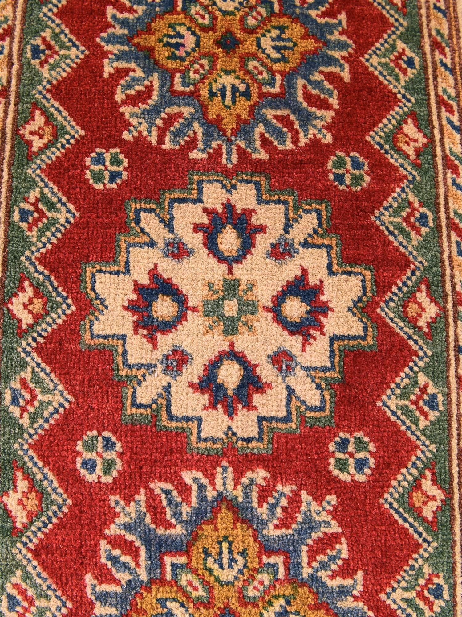2' x 2' 11 Hand Knotted Kazak Rug