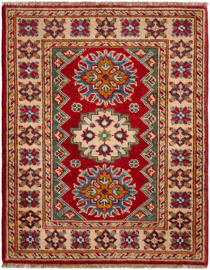 Detail image of 2' x 2' 11 Hand Knotted Kazak Rug