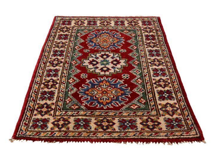 2' x 3' 3 Hand Knotted Kazak Rug