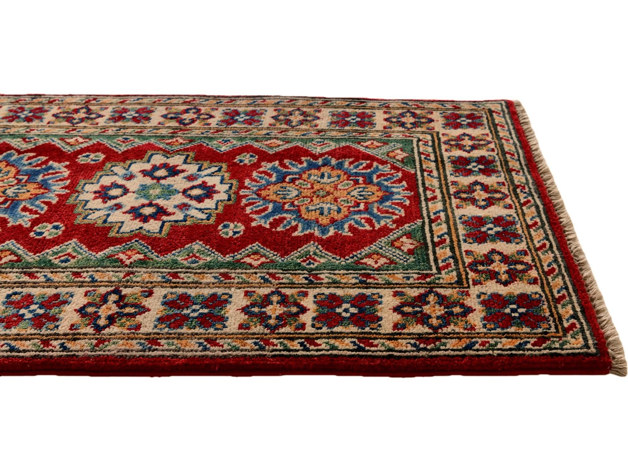 2' x 3' 3 Hand Knotted Kazak Rug