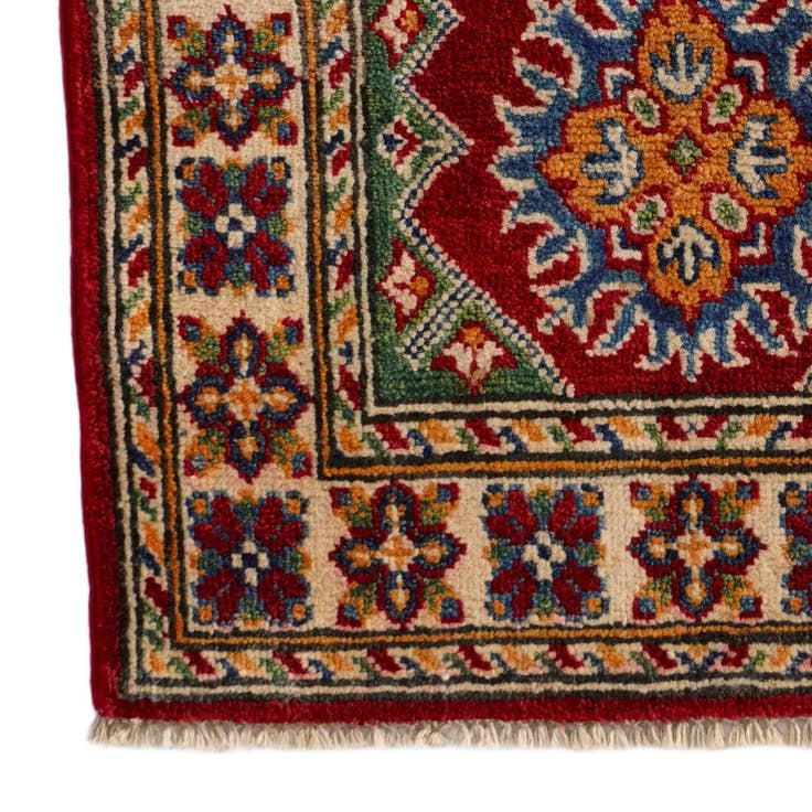 Detail image of 2' x 3' 3 Hand Knotted Kazak Rug