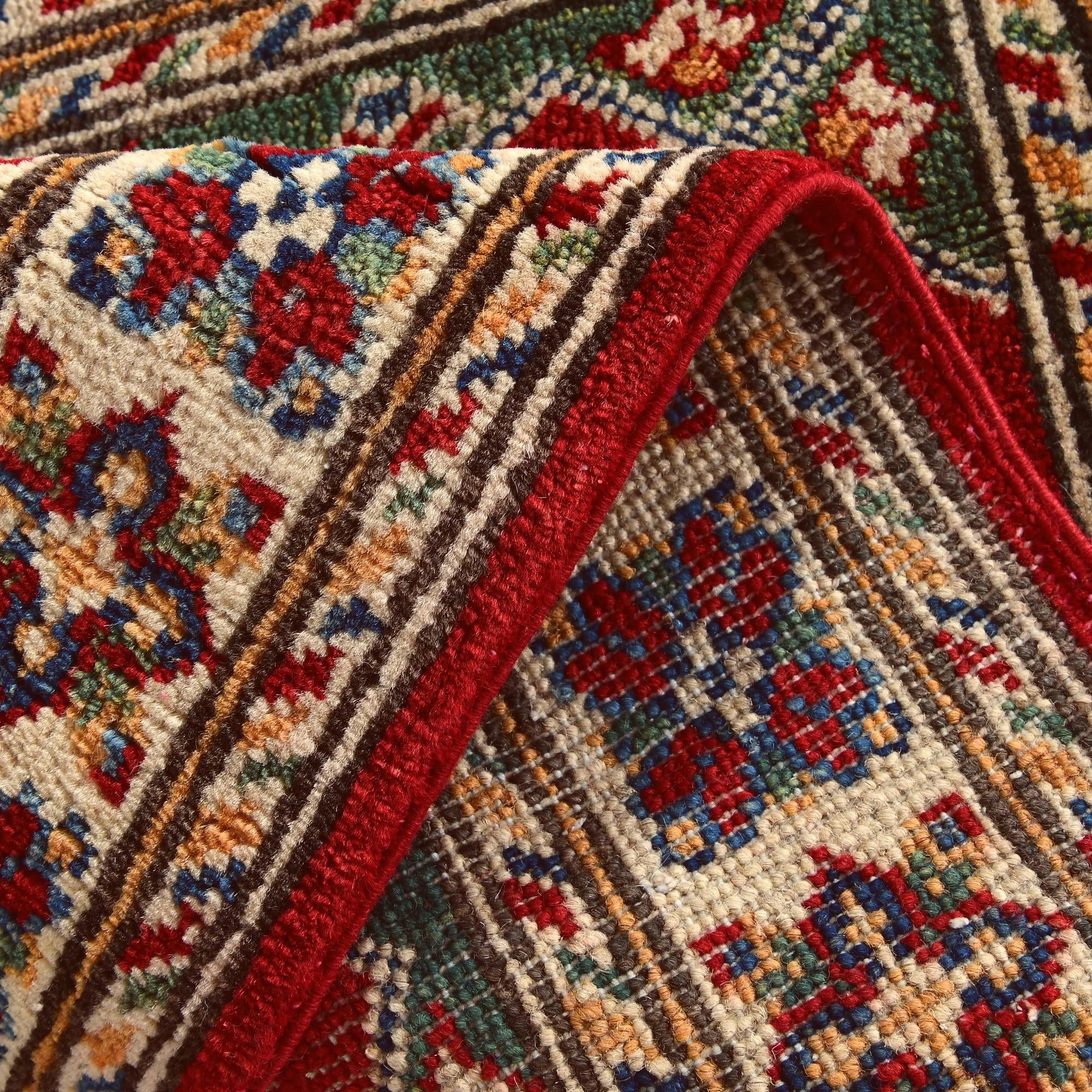 2' x 3' 3 Hand Knotted Kazak Rug