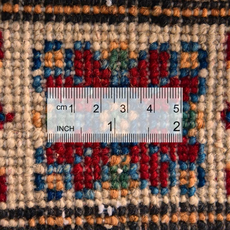 Detail image of 2' x 3' 3 Hand Knotted Kazak Rug