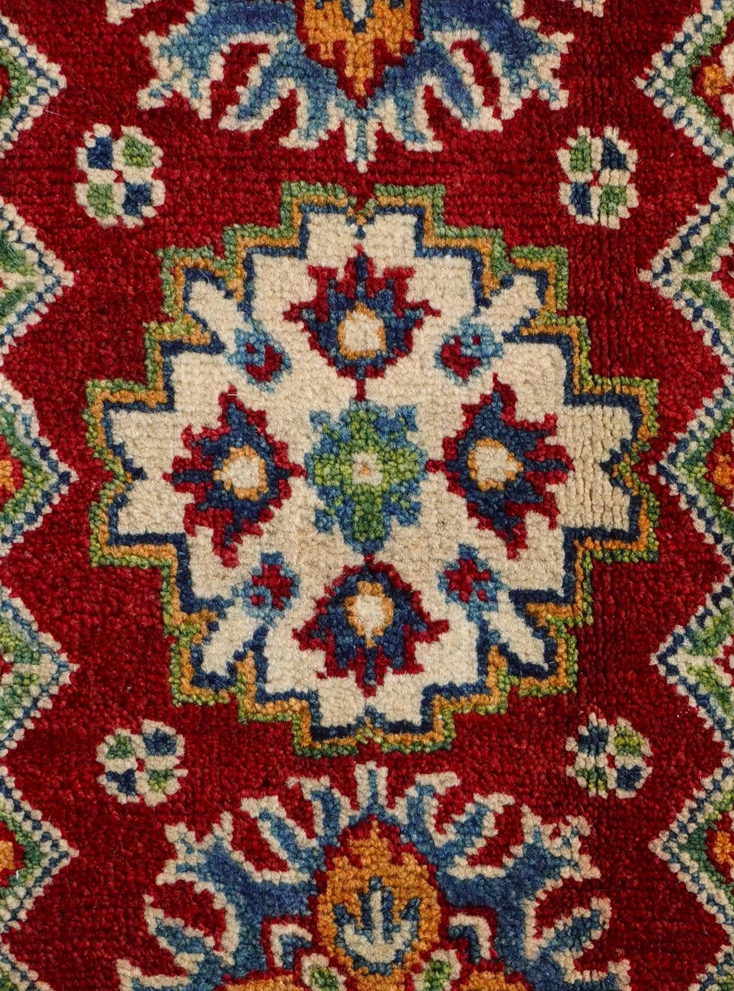 2' x 3' 3 Hand Knotted Kazak Rug