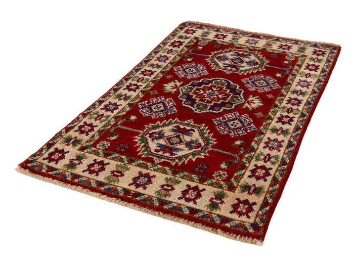 2' 1 x 3' 6 Hand Knotted Kazak Rug