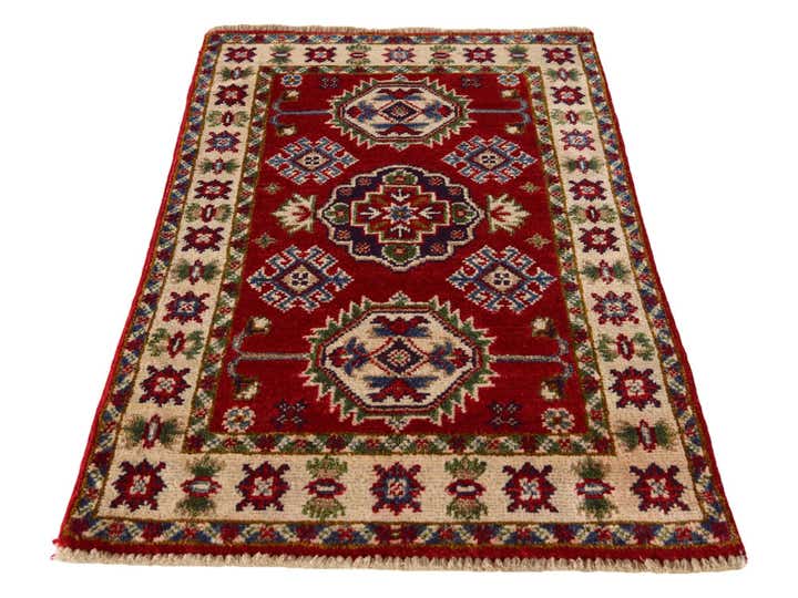 2' 1 x 3' 6 Hand Knotted Kazak Rug