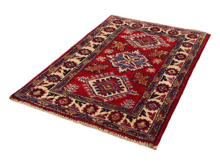 Detail image of 1' 11 x 3' Hand Knotted Kazak Rug