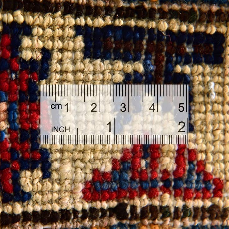 Detail image of 1' 11 x 3' Hand Knotted Kazak Rug