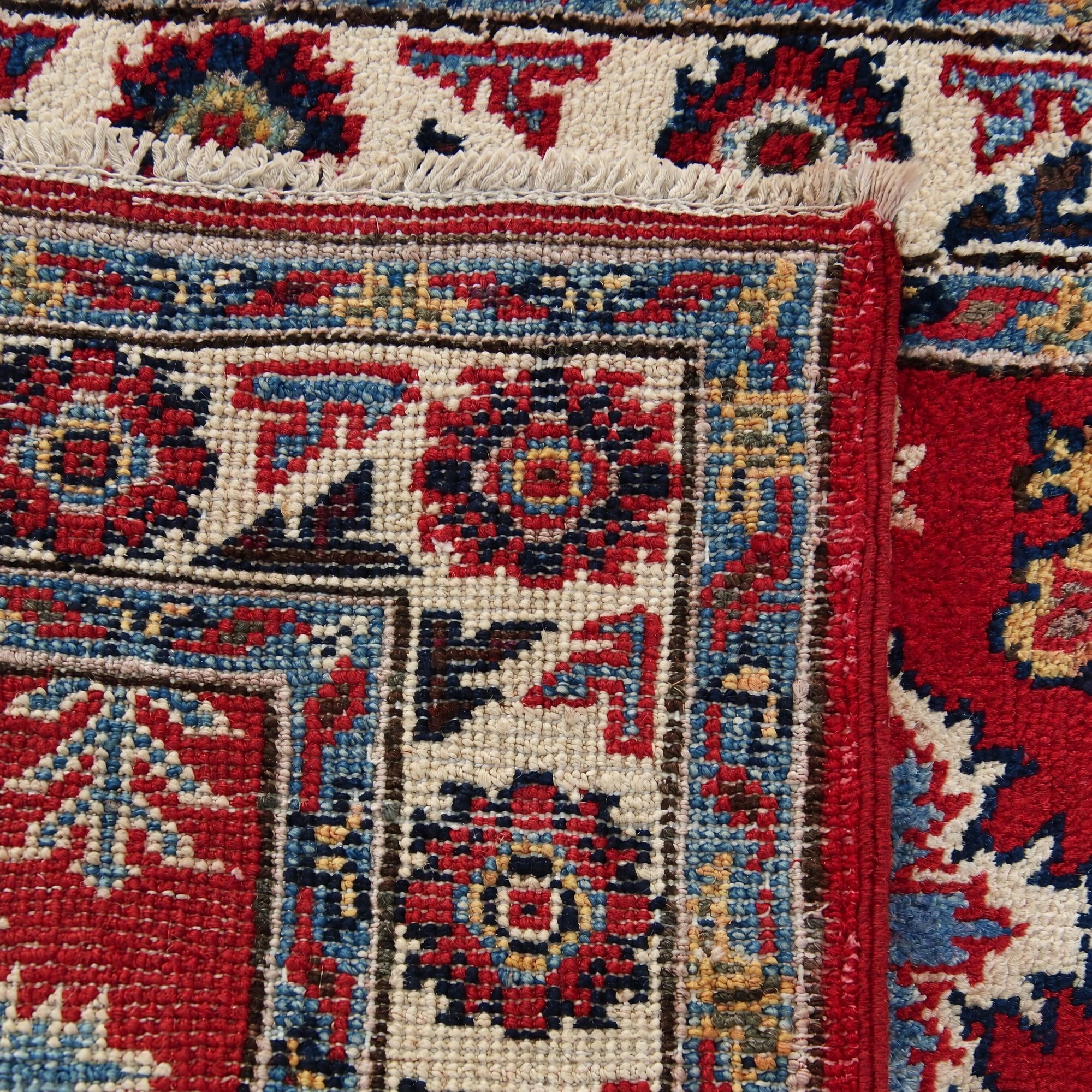 60cm x 90cm anudado a mano Kazak Alfombra