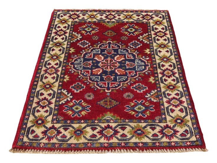 Detail image of 2' x 2' 11 Hand Knotted Kazak Rug