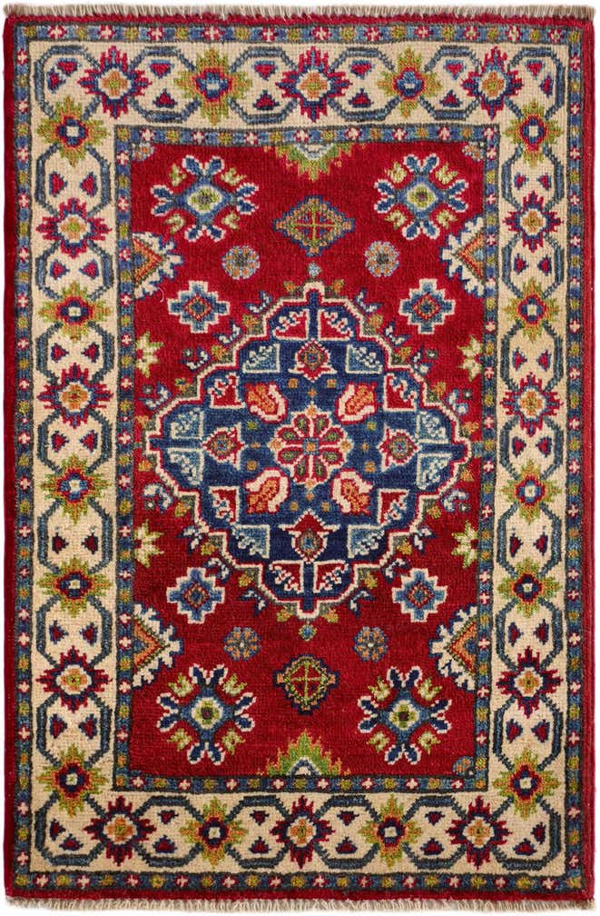 2' x 2' 11 Hand Knotted Kazak Rug
