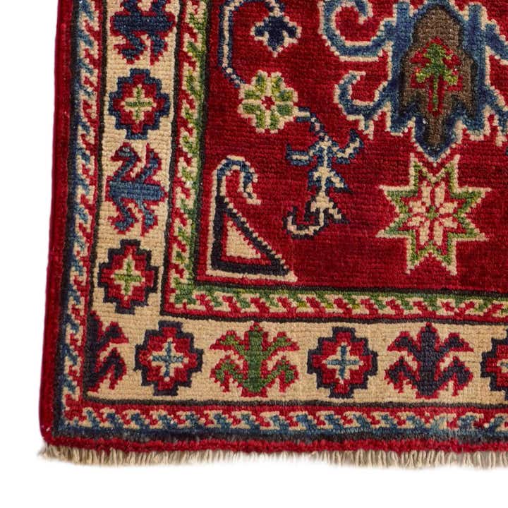 1' 11 x 3' 1 Hand Knotted Kazak Rug