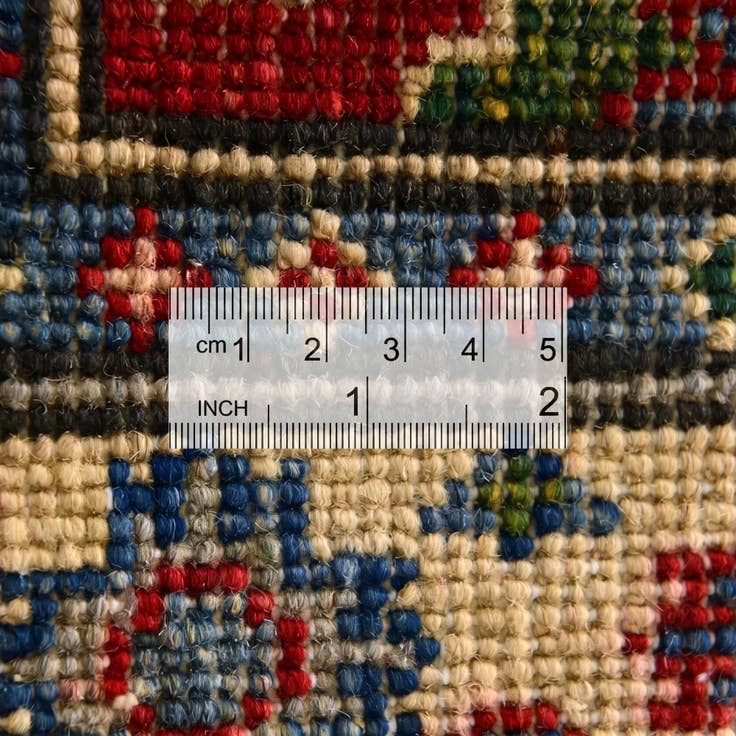 Detail image of 1' 10 x 3' Hand Knotted Kazak Rug