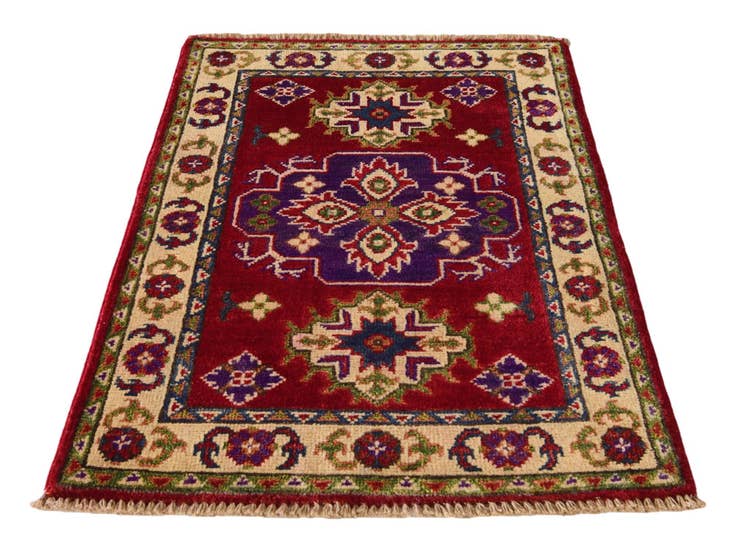 Detail image of 2' x 3' Hand Knotted Kazak Rug