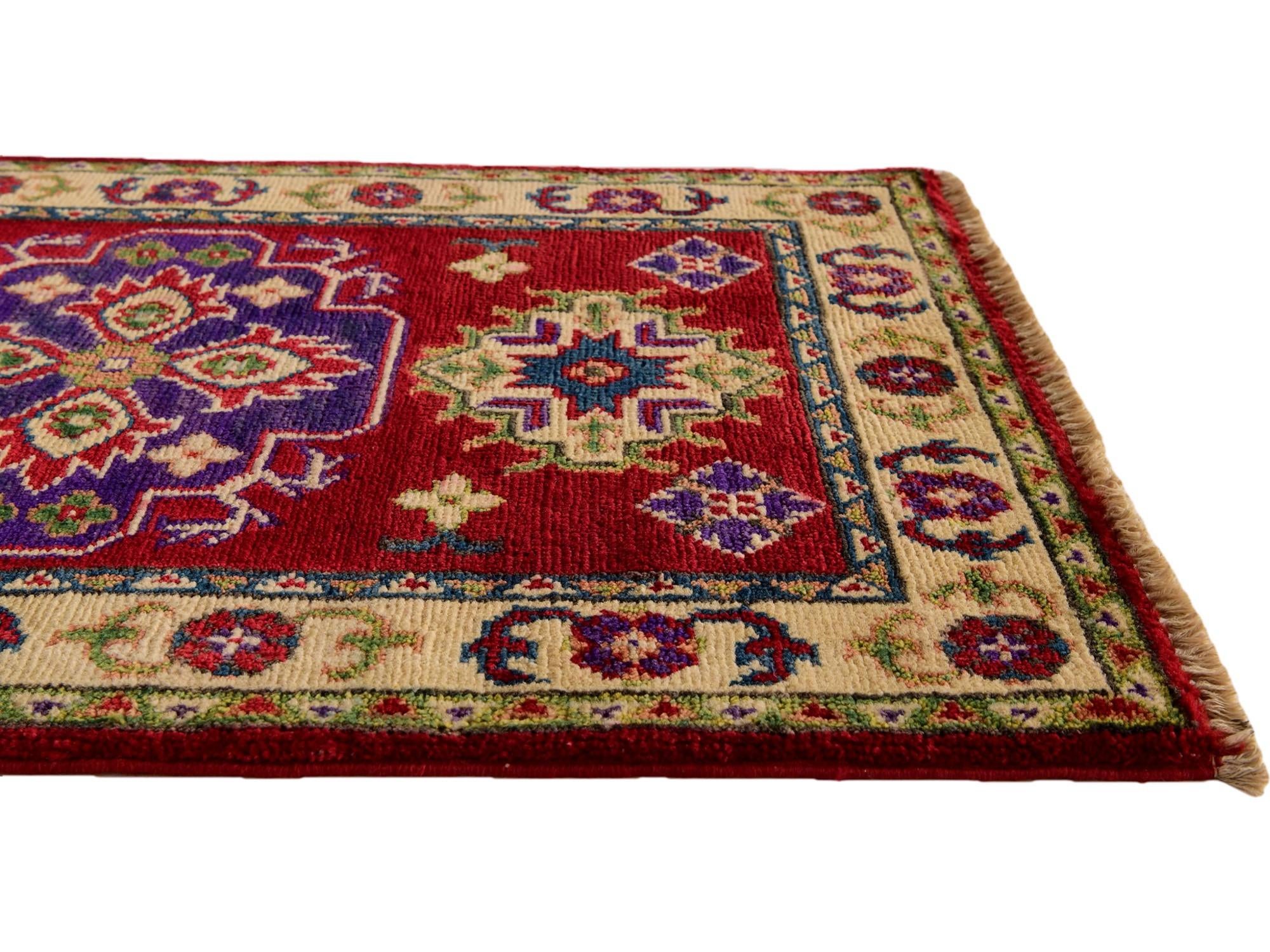 2' x 3' Hand Knotted Kazak Rug
