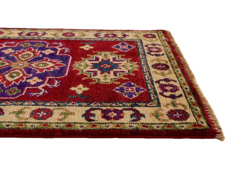 2' x 3' Hand Knotted Kazak Rug