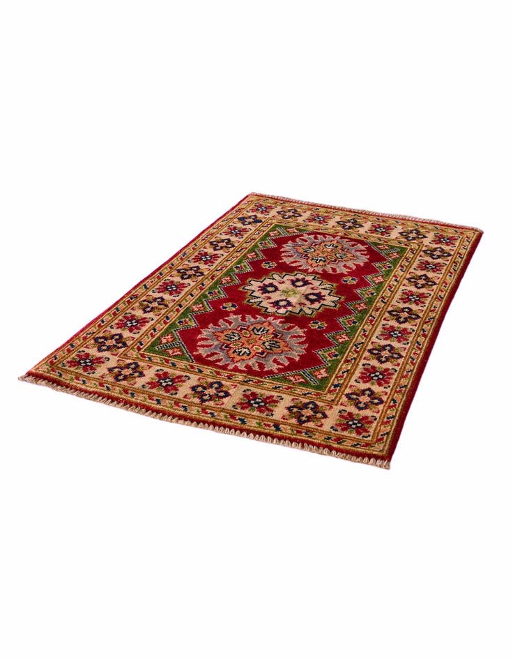 Detail image of 1' 11 x 2' 10 Hand Knotted Kazak Rug