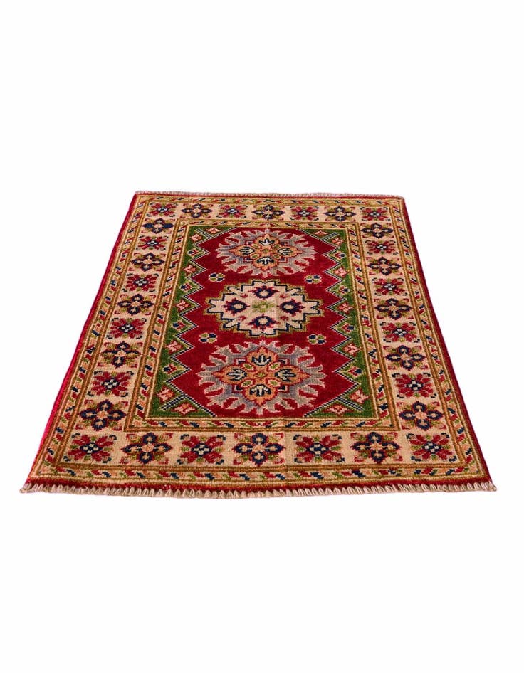 Detail image of 1' 11 x 2' 10 Hand Knotted Kazak Rug