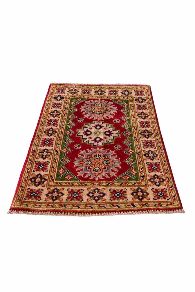 1' 11 x 2' 10 Hand Knotted Kazak Rug