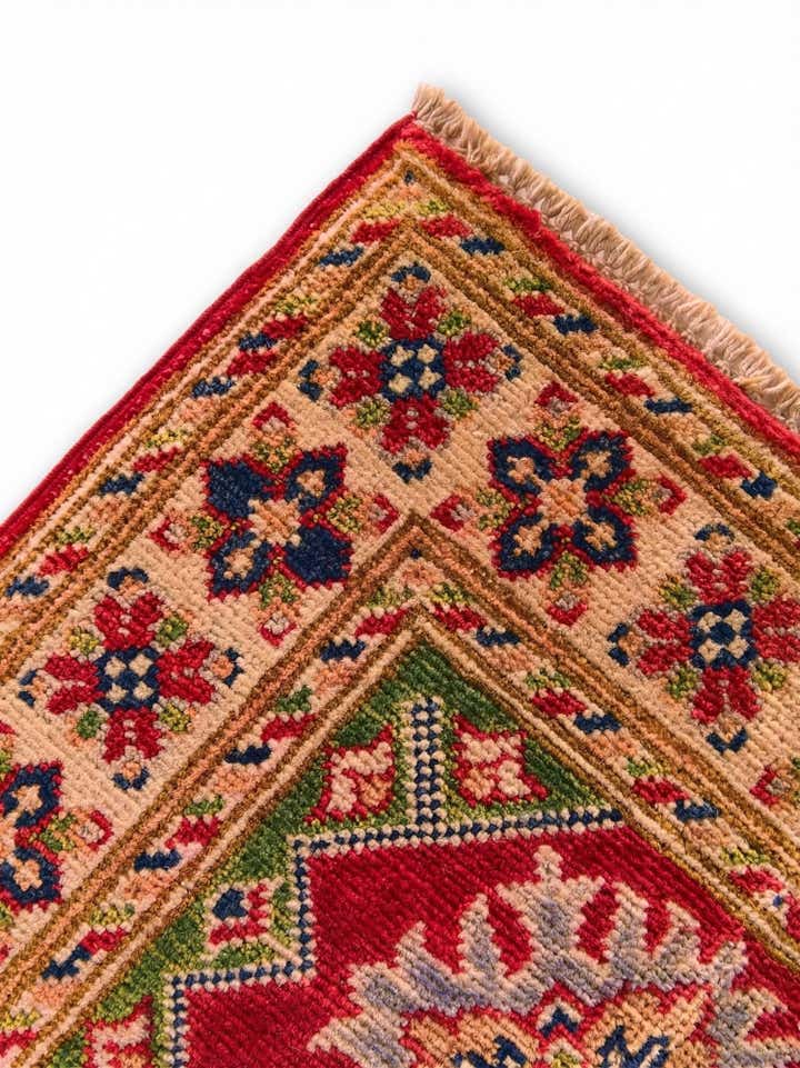 1' 11 x 2' 10 Hand Knotted Kazak Rug