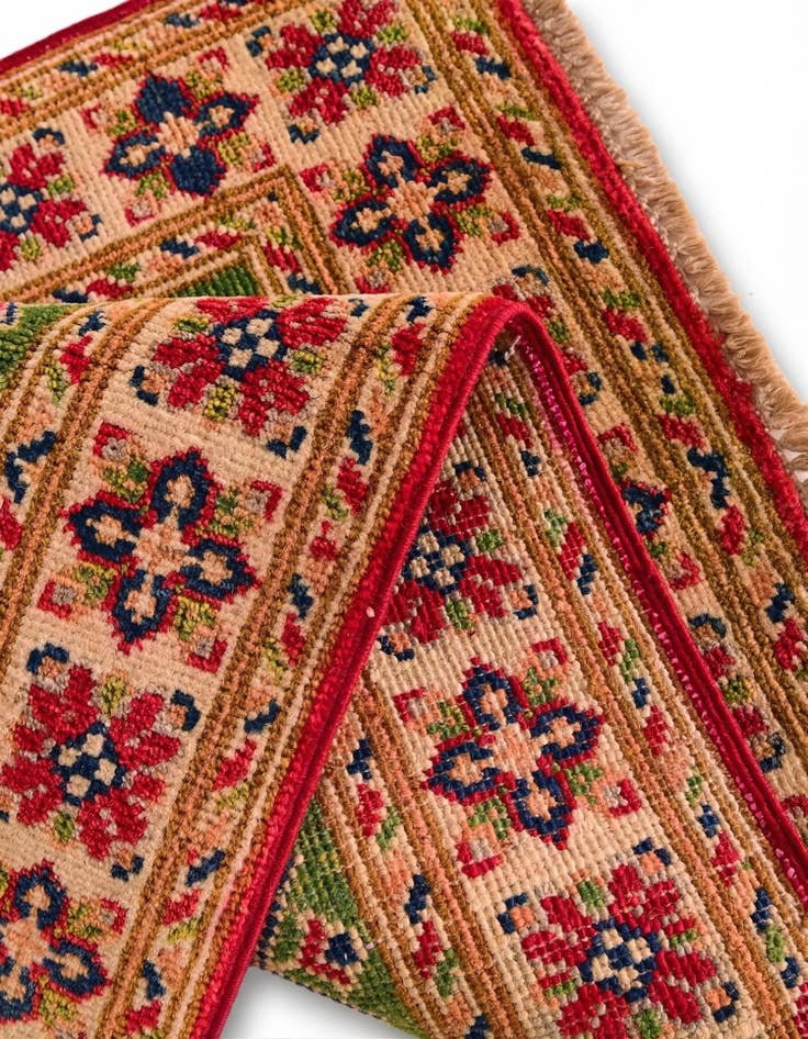 Detail image of 1' 11 x 2' 10 Hand Knotted Kazak Rug