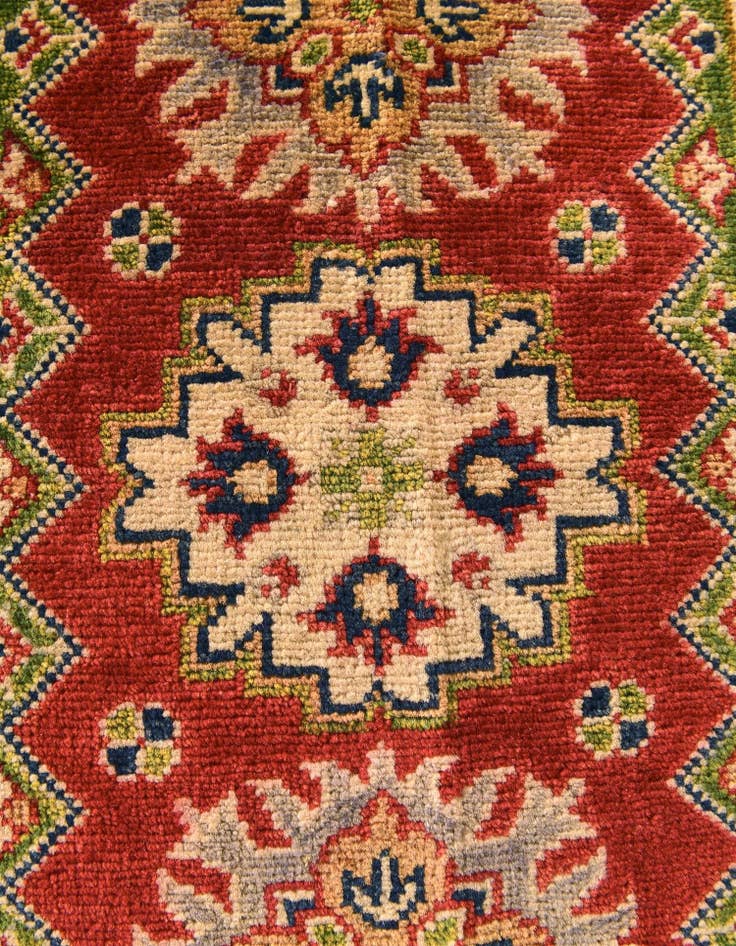 Detail image of 1' 11 x 2' 10 Hand Knotted Kazak Rug