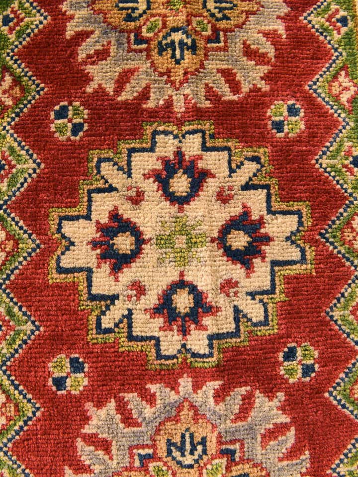 1' 11 x 2' 10 Hand Knotted Kazak Rug